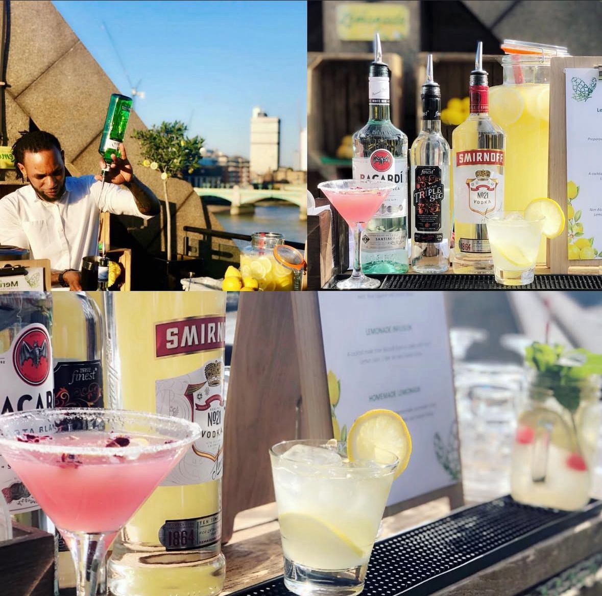 Bar setup outdoors